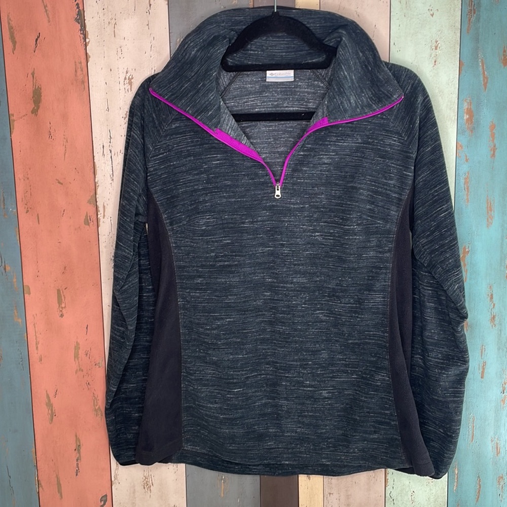 Columbia Fleece 1/4 zip pullover Size Large